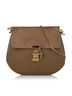 Chloé Brown Gold Small Drew Leather Crossbody Bag 2 One size - photo 1