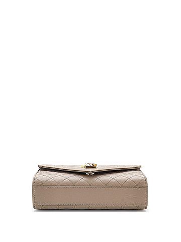 Saint Laurent Saint Laurent Classic Monogram Envelope Satchel Mixed Matelasse Leather Medium  (view 2)