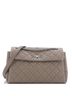 Chanel 100% Leather Gray Chanel Lady Pearly Flap Bag Quilted Iridescent Caviar Medium  One size - photo 1
