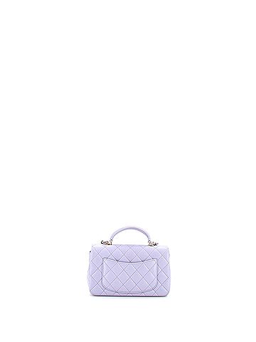 Chanel Chanel Classic Single Flap Top Handle Bag Quilted Lambskin Mini  (view 2)
