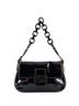 Fendi 100% Leather Black Fendi Forever Mama Bag Patent and Resin Mini  One size - photo 1