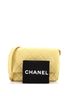 Chanel 100% Leather Yellow Chanel Chain Melody Flap Bag Quilted Caviar Small  One size - photo 3