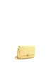 Chanel 100% Leather Yellow Chanel Chain Melody Flap Bag Quilted Caviar Small  One size - photo 4
