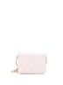 Chanel 100% Leather Pink Chanel Miss Coco Strap Flap Clutch with Chain Quilted Caviar Mini  One size - photo 2