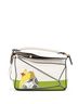 Loewe 100% Leather Tan Loewe Spirited Away Otori-Sama Puzzle Bag Printed Leather Mini  One size - photo 1