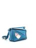 Loewe 100% Leather Blue Loewe Spirited Away Susuwatari Puzzle Bag Printed Leather Small  One size - photo 3