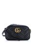Gucci 100% Leather Black Gucci GG Marmont Shoulder Bag Matelasse Leather Small  One size - photo 1