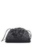 Bottega Veneta 100% Leather Black Bottega Veneta The Pouch Intrecciato Nappa Mini  One size - photo 1