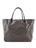 Goyard 100% Coatead Canvas Black Goyard Saint Louis Tote Coated Canvas GM  One size - photo 1