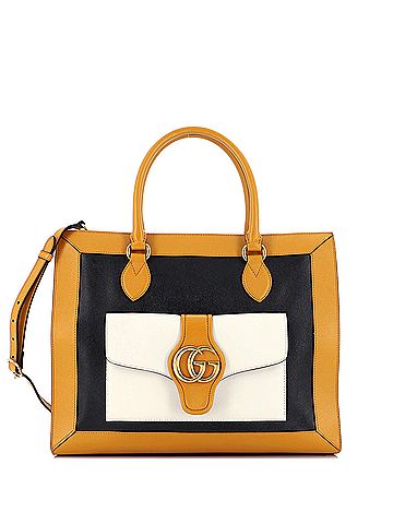 Gucci Gucci Dahlia Pocket Tote Leather Medium  (view 1)