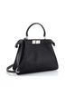 Fendi 100% Leather Black Fendi Selleria Peekaboo ISeeU Bag Leather Medium  One size - photo 3