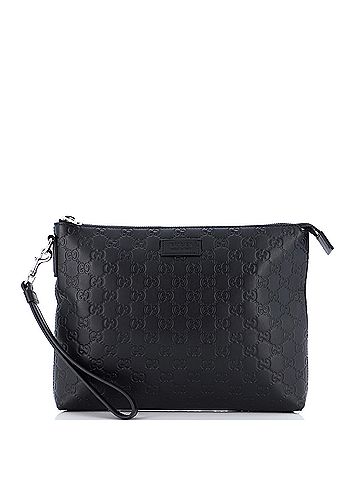 Gucci Gucci Signature Soft Wristlet Guccissima Leather  (view 1)