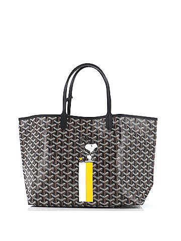 Goyard Goyard Saint Louis Tote Snoopy Printed Coated Canvas GM  (view 1)