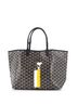 Goyard 100% Coatead Canvas Black Goyard Saint Louis Tote Snoopy Printed Coated Canvas GM  One size - photo 1