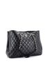 Chanel 100% Leather Black Chanel Classic CC Shopping Tote Quilted Lambskin Large  One size - photo 4