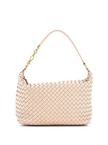 Bottega Veneta Bottega Veneta Zip Hobo Intrecciato Nappa Small  (view 1)