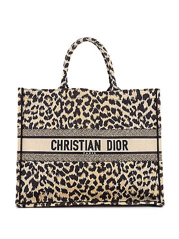 Christian Dior Christian Dior Book Tote Mizza Embroidered Canvas Large  (view 1)
