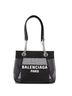 Balenciaga 100% Leather Black Balenciaga Duty Free Tote Mesh with Leather Small  One size - photo 1