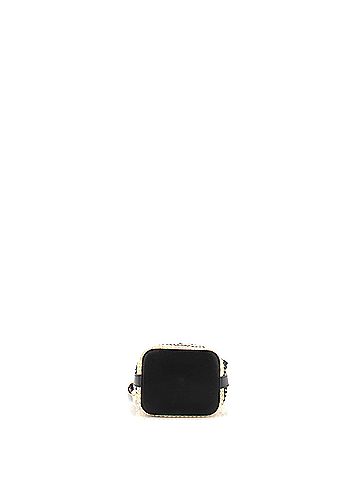 Fendi Fendi Mon Tresor Bucket Bag Logo Embroidered Raffia Mini  (view 2)