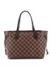 Louis Vuitton 100% Coatead Canvas Brown Louis Vuitton Neverfull Tote Damier PM  One size - photo 1