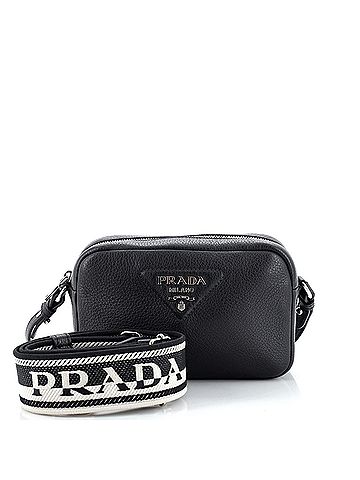 Prada Prada Flou Camera Crossbody Bag Vitello Daino Small  (view 1)
