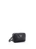 Prada 100% Leather Black Prada Flou Camera Crossbody Bag Vitello Daino Small  One size - photo 3