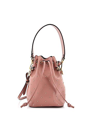 Fendi Fendi Mon Tresor Bucket Bag Studded Leather Mini  (view 1)