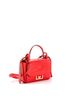 Givenchy 100% Leather Red Givenchy Eden Top Handle Bag Crocodile Embossed Leather Mini  One size - photo 3