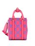Gucci 100% Leather Pink Gucci Convertible Open Tote GG Embossed Perforated Leather Mini  One size - photo 1