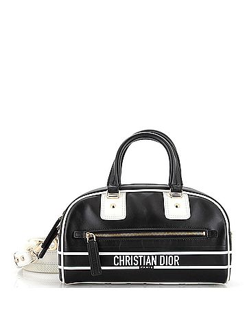Christian Dior Christian Dior Vibe Zip Bowling Bag Leather Small  (view 1)