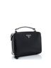 Prada 100% Leather Black Prada Brique Crossbody Bag Brushed Leather Small  One size - photo 3