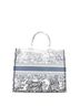 Christian Dior 100% Canvas Blue Christian Dior Book Tote Embroidered Canvas Large  One size - photo 4
