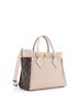 Louis Vuitton 100% Coatead Canvas Brown Louis Vuitton On My Side Tote Leather with Monogram Canvas MM  One size - photo 3