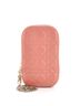 Christian Dior 100% Leather Pink Christian Dior Lady Dior Phone Holder on Chain Cannage Quilt Lambskin  One size - photo 1