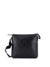 Gucci 100% Leather Black Gucci Zip Messenger GG Embossed Perforated Leather Small  One size - photo 4