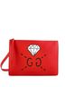 Gucci 100% Leather Red Gucci Zip Messenger Bag GucciGhost Leather Large  One size - photo 1