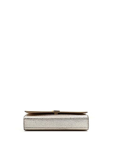 Saint Laurent Saint Laurent Classic Monogram Crossbody Bag Metallic Leather Medium  (view 2)