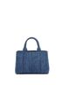 Prada 100% Cotton Blue Prada Canapa Convertible Tote Denim Mini  One size - photo 4