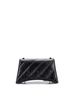 Balenciaga 100% Leather Black Balenciaga Crush Chain Flap Bag Quilted Crushed Calfskin Small  One size - photo 4