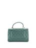 Chanel 100% Leather Green Chanel Trendy CC Top Handle Bag Quilted Lambskin Medium  One size - photo 4
