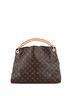 Louis Vuitton 100% Coatead Canvas Brown Louis Vuitton Artsy Handbag Monogram Canvas MM  One size - photo 4