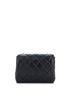 Chanel 100% Leather Black Chanel Chain Woven CC Square Accordion Flap Bag Quilted Lambskin Mini  One size - photo 2