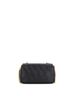 Fendi 100% Leather Black Fendi Midi Baguette Chain Bag Zucca Embossed Leather Medium  One size - photo 4