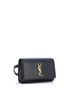 Saint Laurent 100% Leather Black Saint Laurent Classic Monogram Kate Belt Bag Leather  One size - photo 3