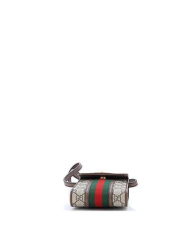 Gucci Gucci Ophidia Vertical Flap Crossbody Bag GG Coated Canvas Mini  (view 2)