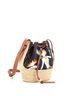 Loewe 100% Canvas Loewe Paula's Ibiza Balloon Bucket Bag Printed Canvas with Raffia Small  One size - photo 3
