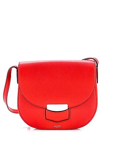 Céline Celine Trotteur Crossbody Bag Calfskin Small  (view 1)