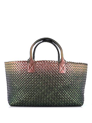 Bottega Veneta Bottega Veneta Cabat Tote Intrecciato Iridescent Nappa Medium  (view 1)