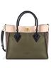 Louis Vuitton 100% Coatead Canvas Louis Vuitton On My Side Tote Leather with Monogram Canvas MM  One size - photo 1