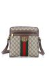 Gucci 100% Coatead Canvas Brown Gucci Ophidia Messenger Bag GG Coated Canvas Small  One size - photo 1